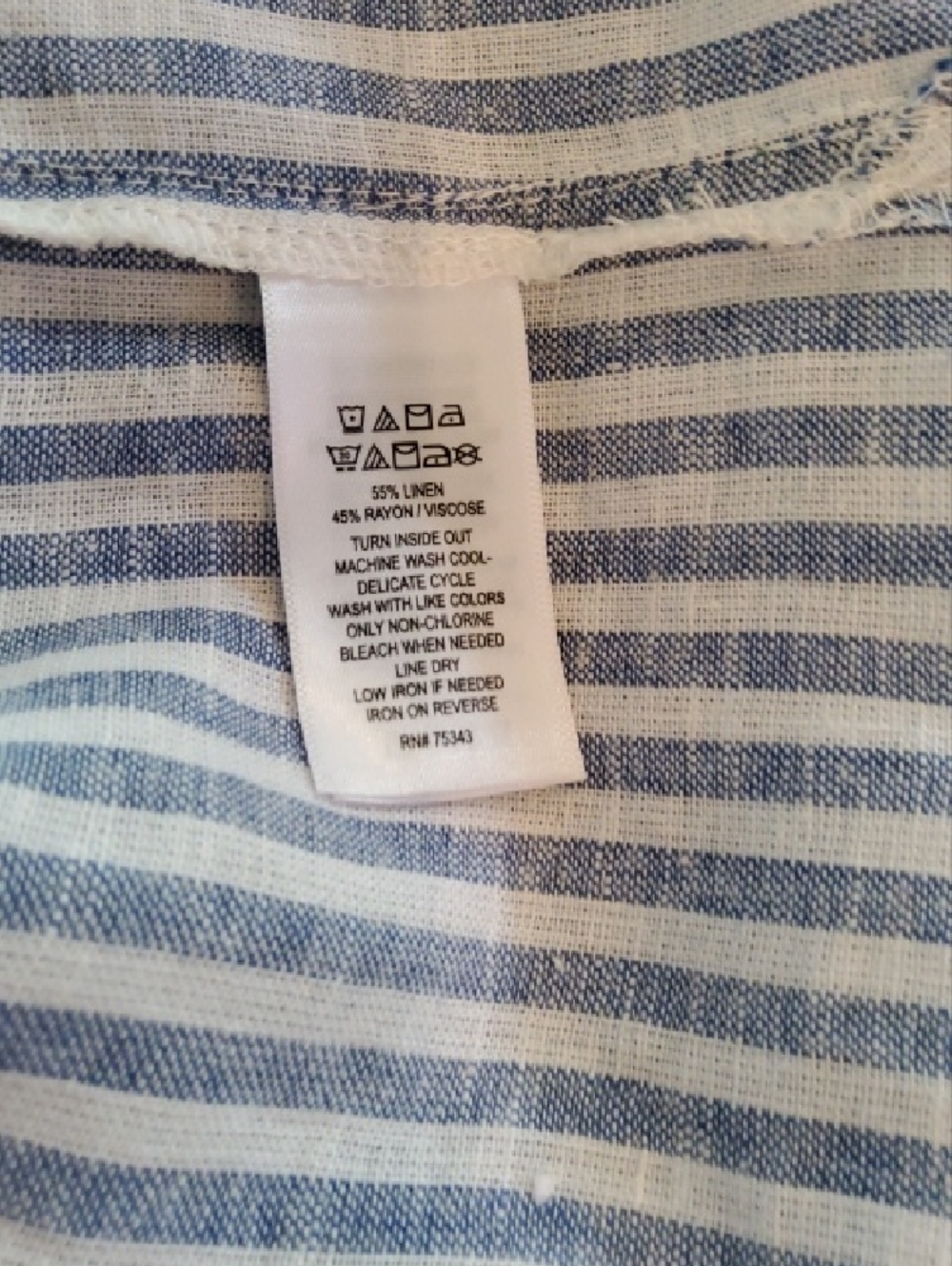 Lucky Brand Blue and White Striped Maxi Dress - NWT - Picture 3 of 4